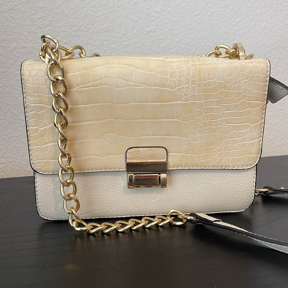 Purse Yellow and Cream